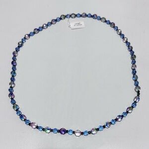 Elegant Multicolor Glaas Beaded Necklace